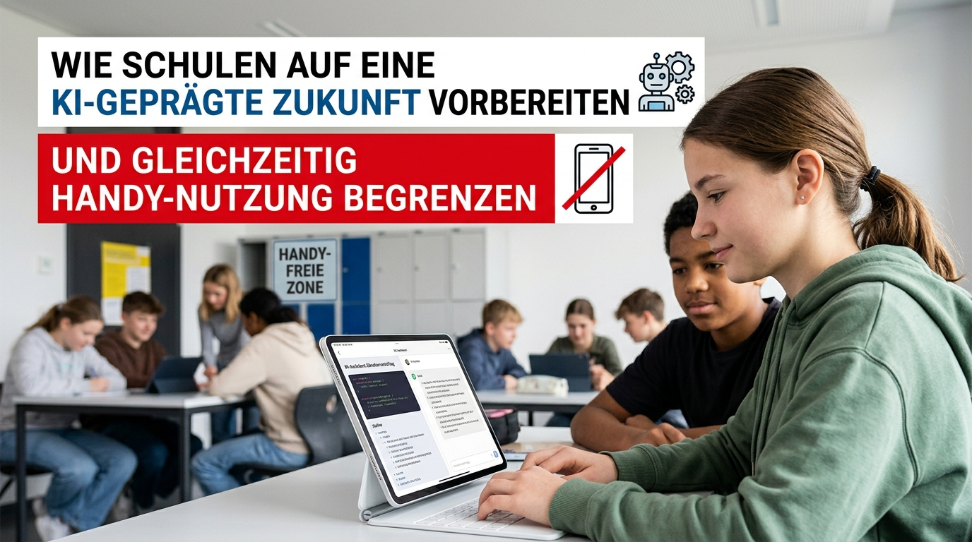 Wie Schulen Schüler auf eine KI-geprägte Zukunft vorbereiten und gleichzeitig Handy-Nutzung begrenzen